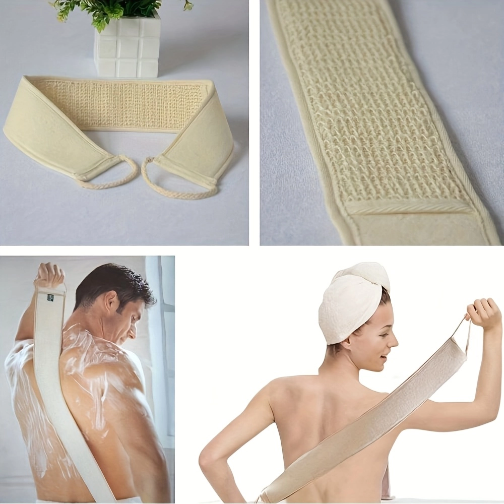 Dual-Sided Exfoliating Back Scrubber Towel - Image 4