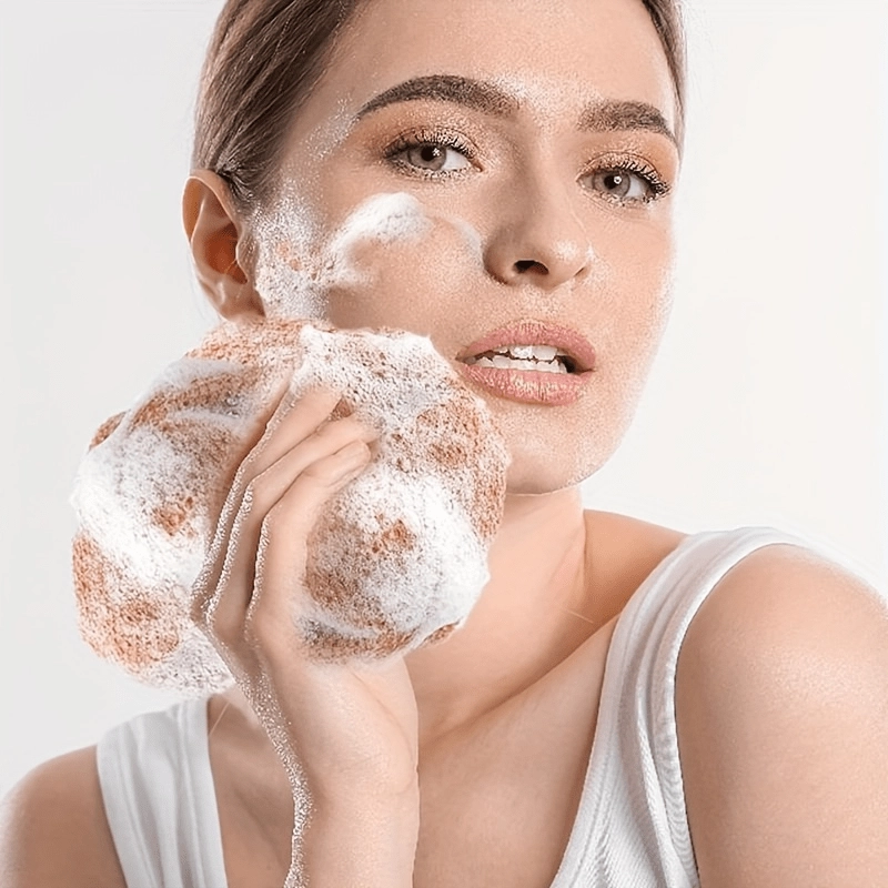 Long Exfoliating Bath Back Scrubber Towel - Image 2