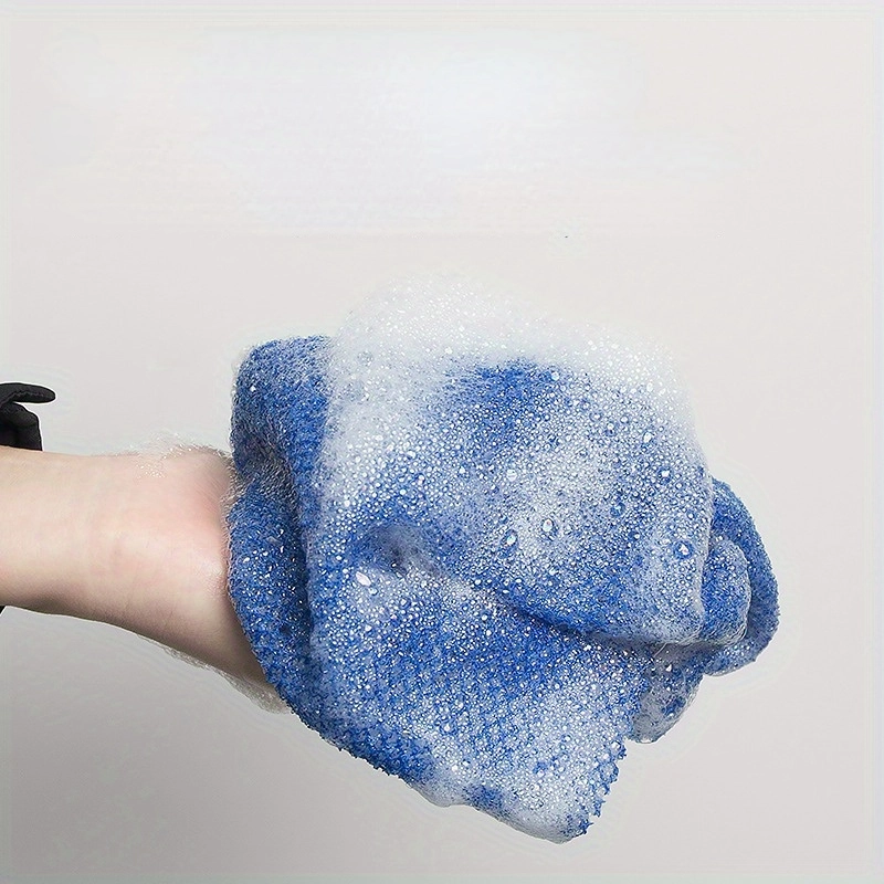 Long Exfoliating Bath Back Scrubber Towel - Image 4