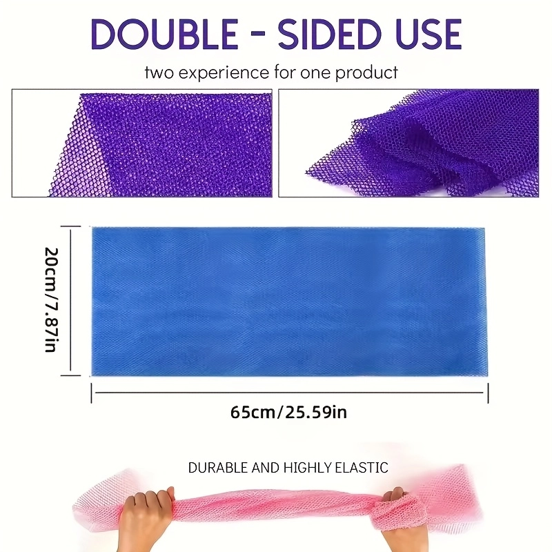Heavy-Duty Nylon Bath Scrub Towel - Image 7
