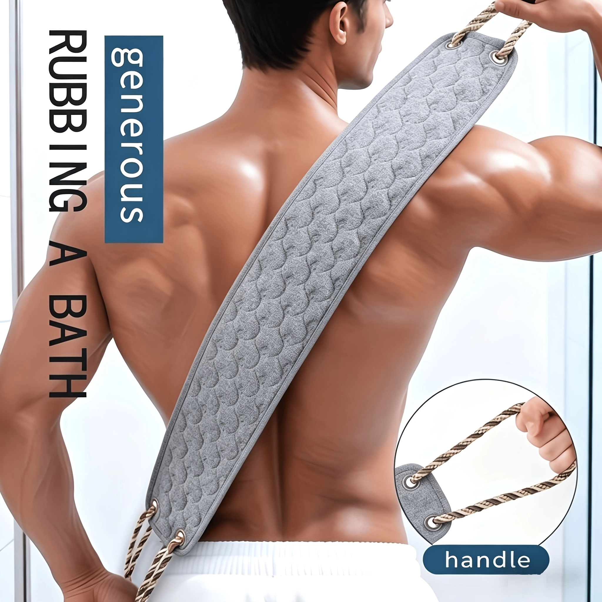 Long Handle Exfoliating Back Scrubber - Image 2