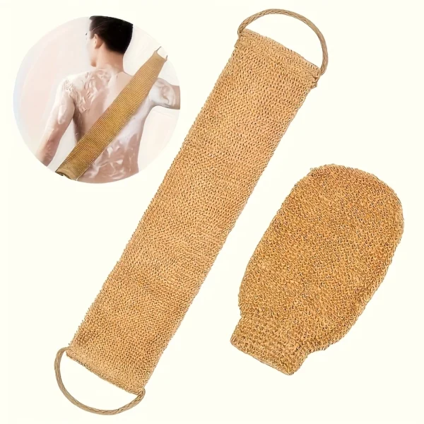 Reusable Exfoliating Bath Gloves Set