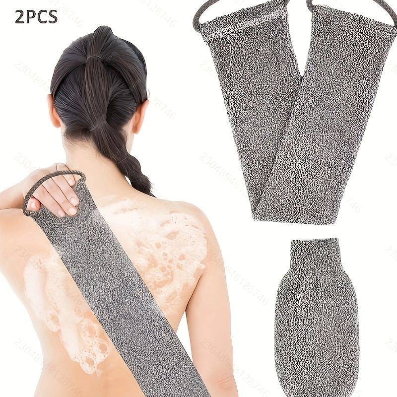 Exfoliating Bath Towel and Glove Set - Image 3