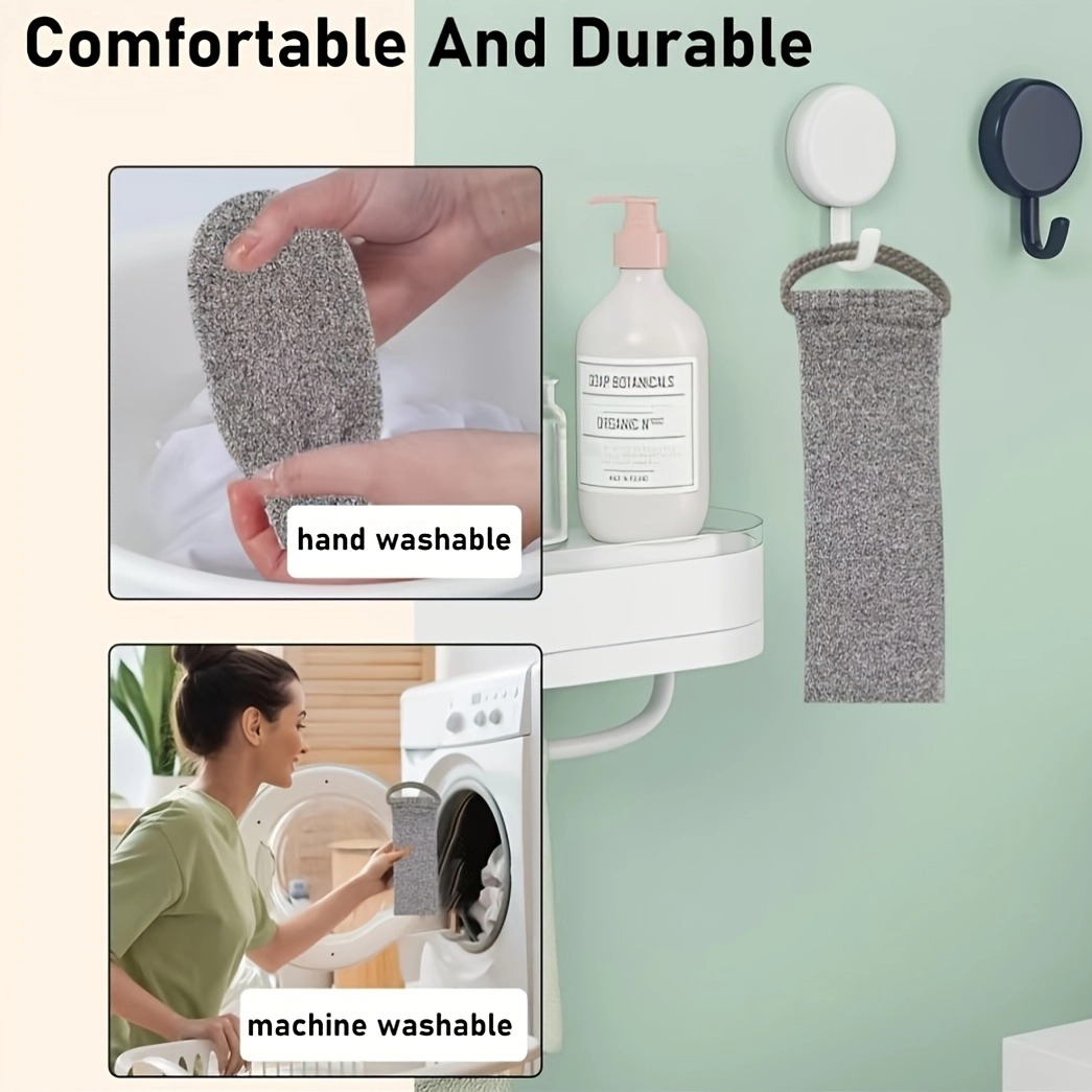 Exfoliating Bath Towel and Glove Set - Image 2