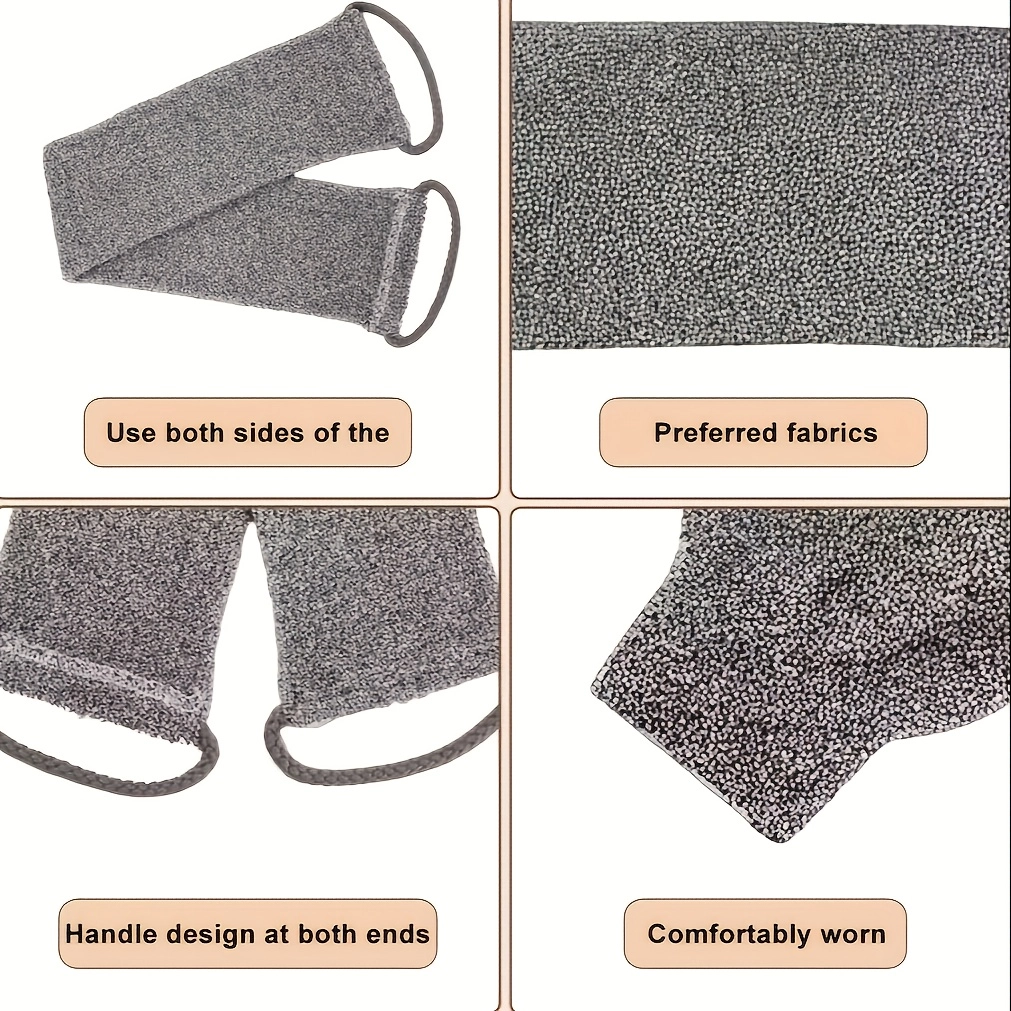 Exfoliating Bath Towel and Glove Set - Image 7