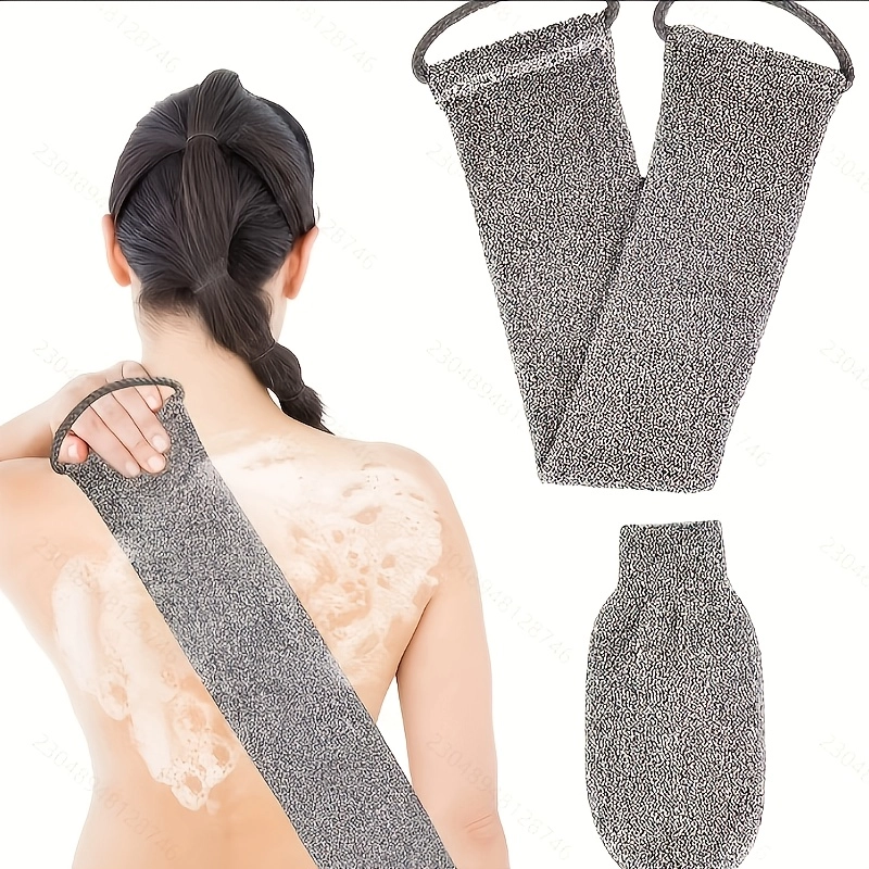 Exfoliating Bath Towel and Glove Set