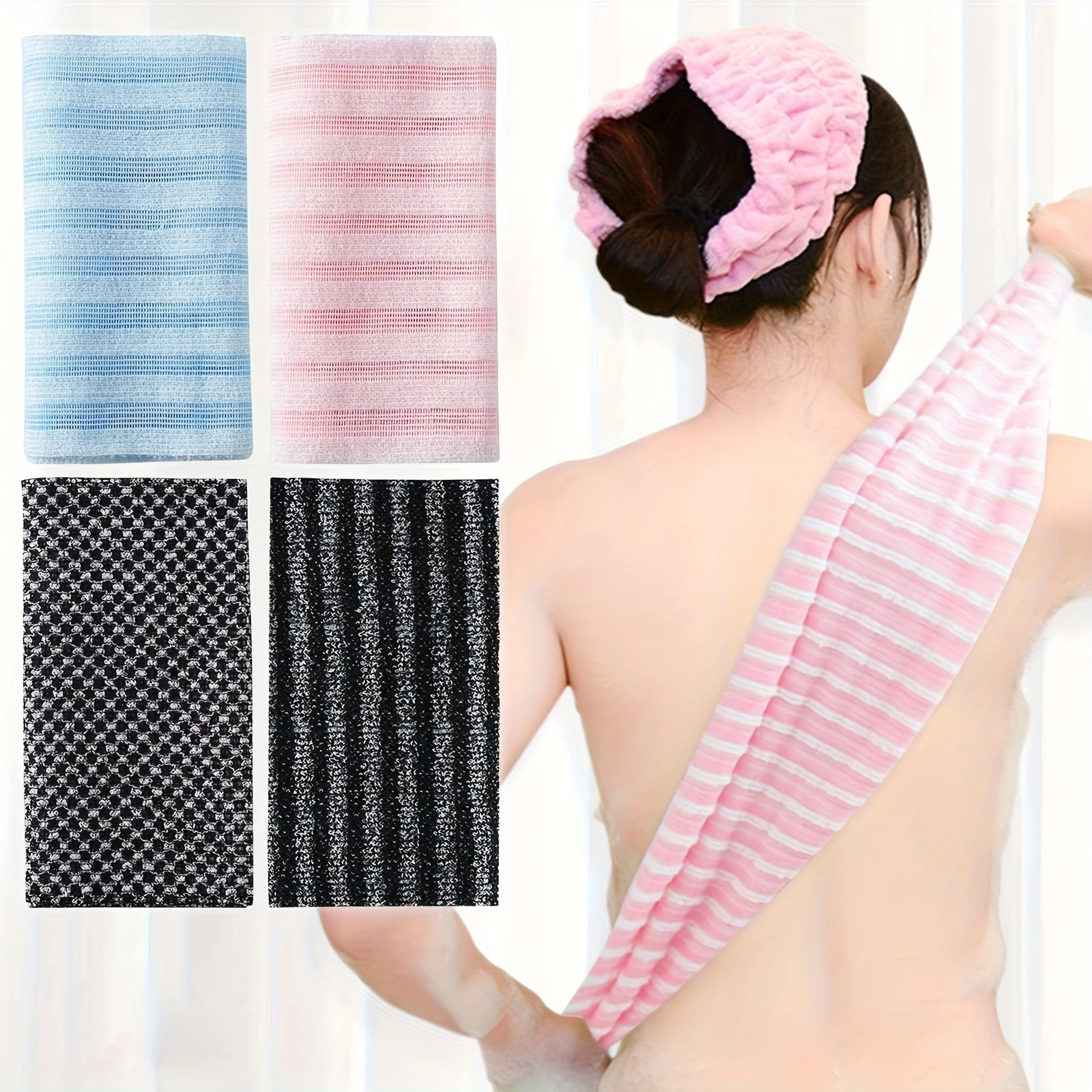 Double-Sided Exfoliating Shower Towel - Image 6