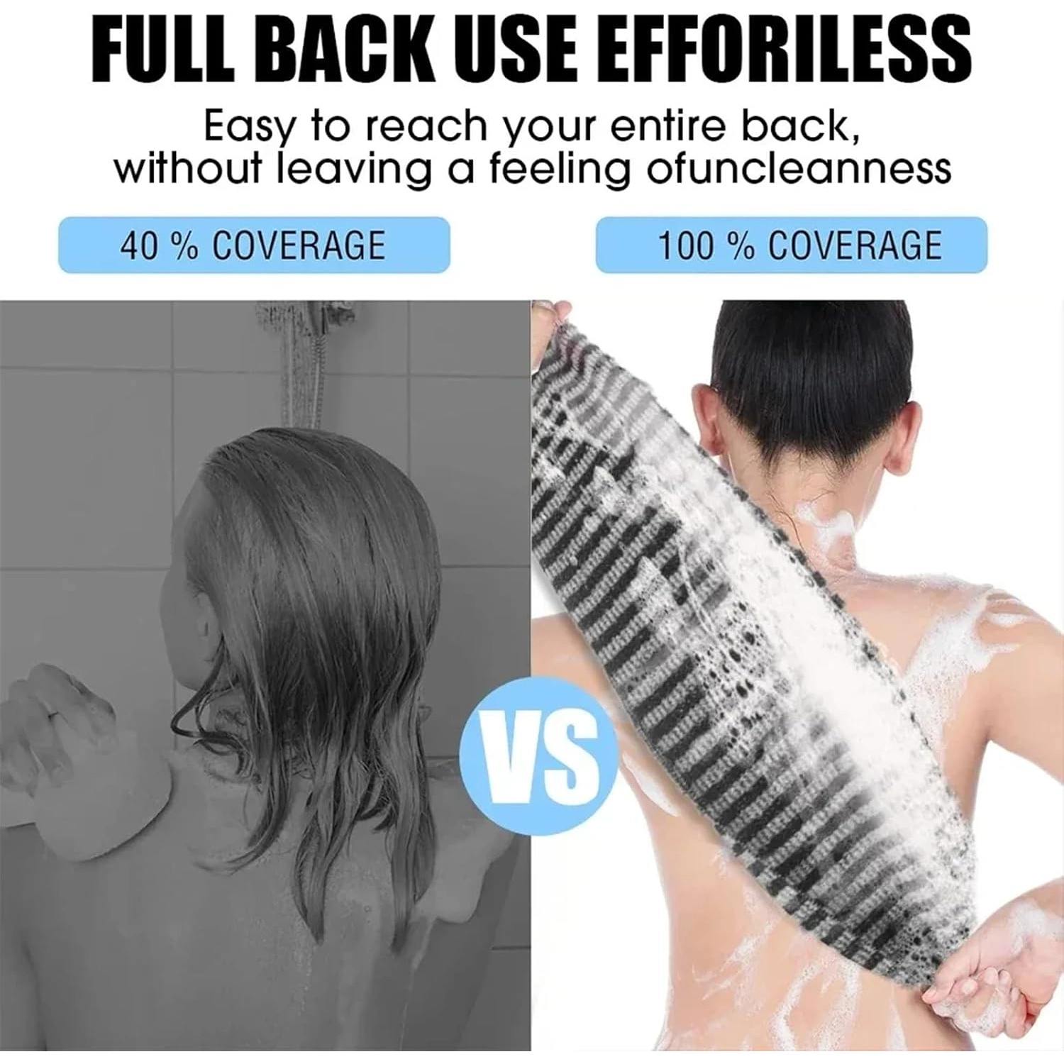 Double-Sided Exfoliating Shower Towel - Image 7
