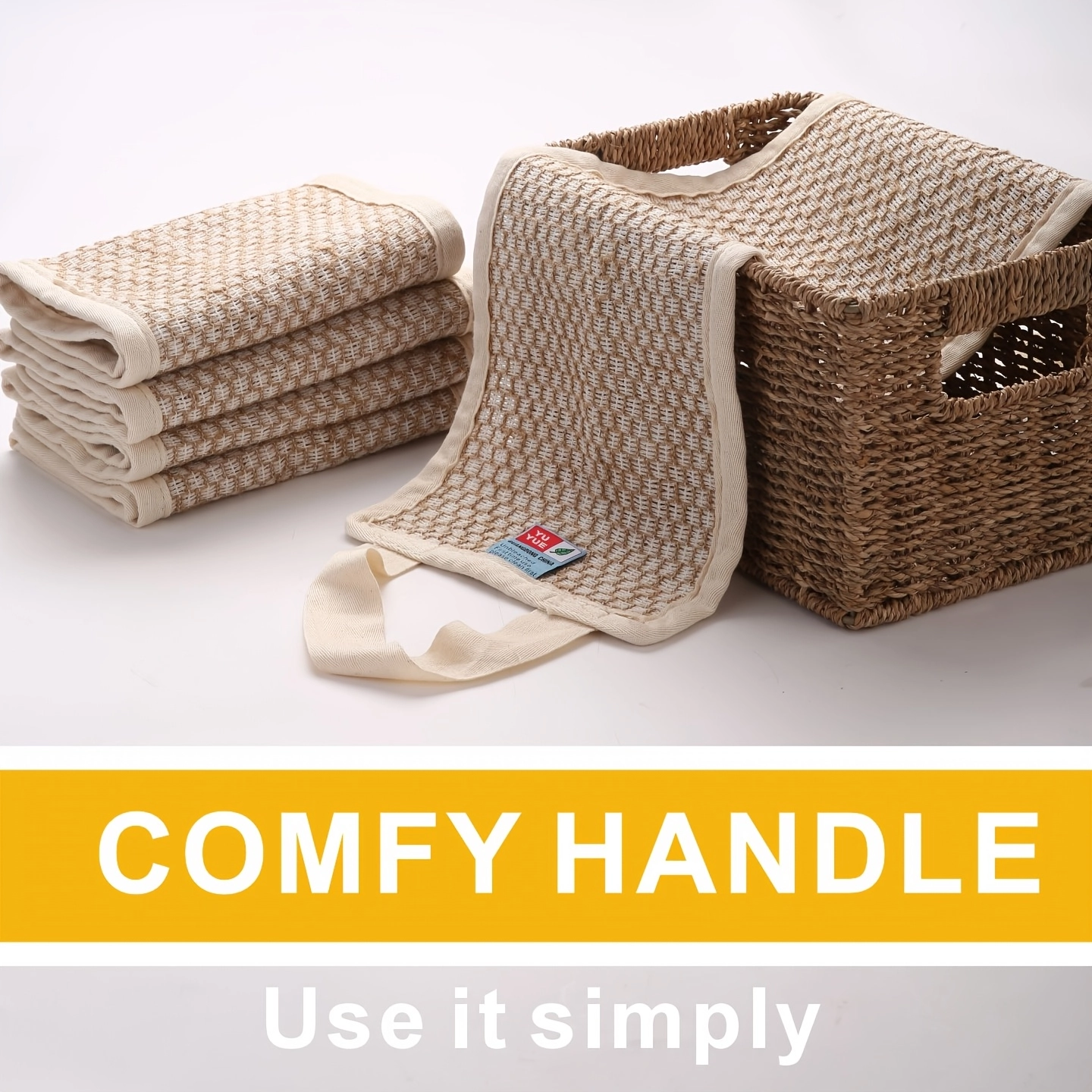 Jute-Linen Exfoliating Back Scrubber - Image 7