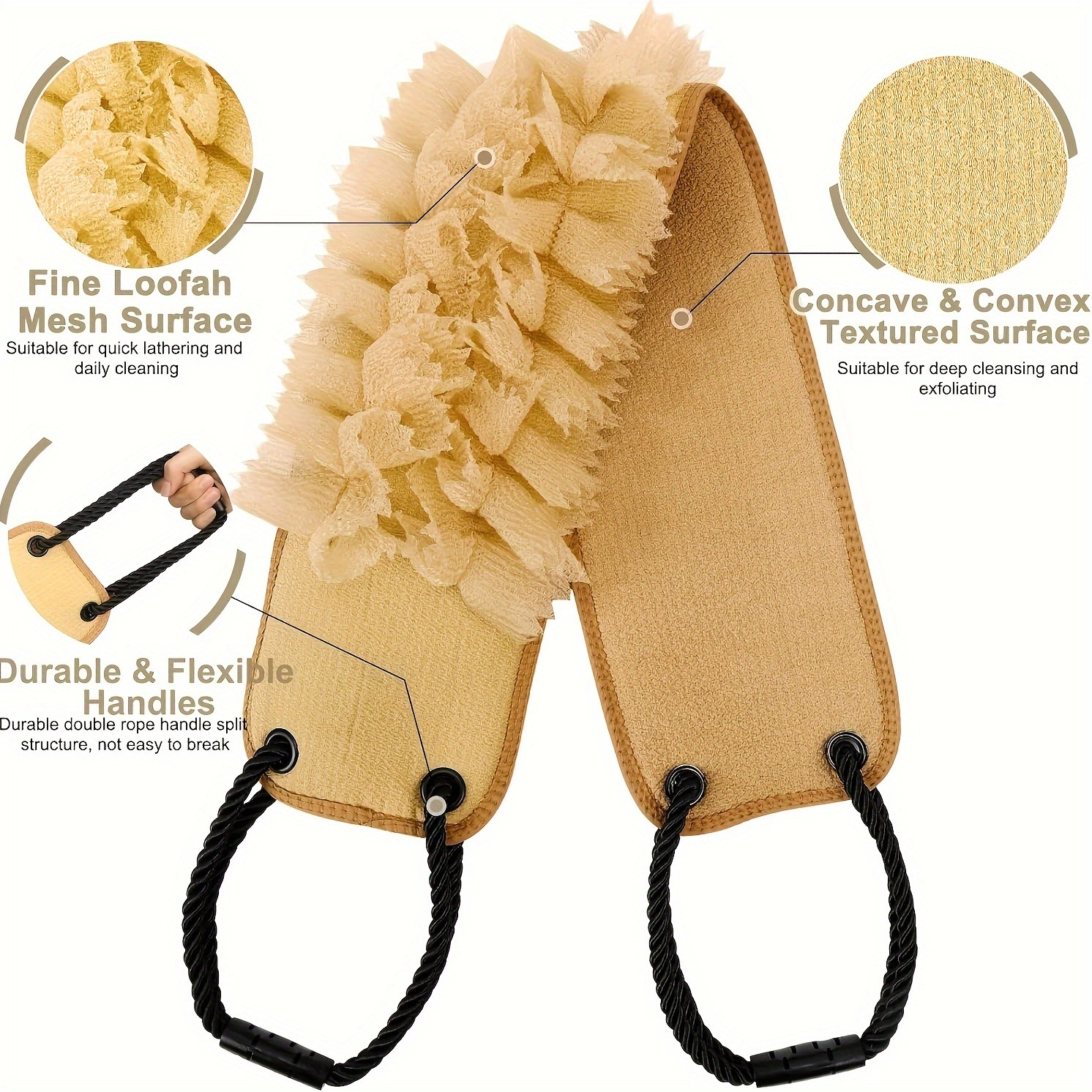 Extra Long Non-Slip Back Scrubber - Image 9