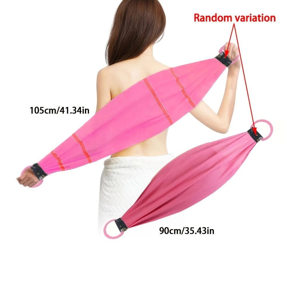 Striped Exfoliating Back Scrub Towel Set - Image 5