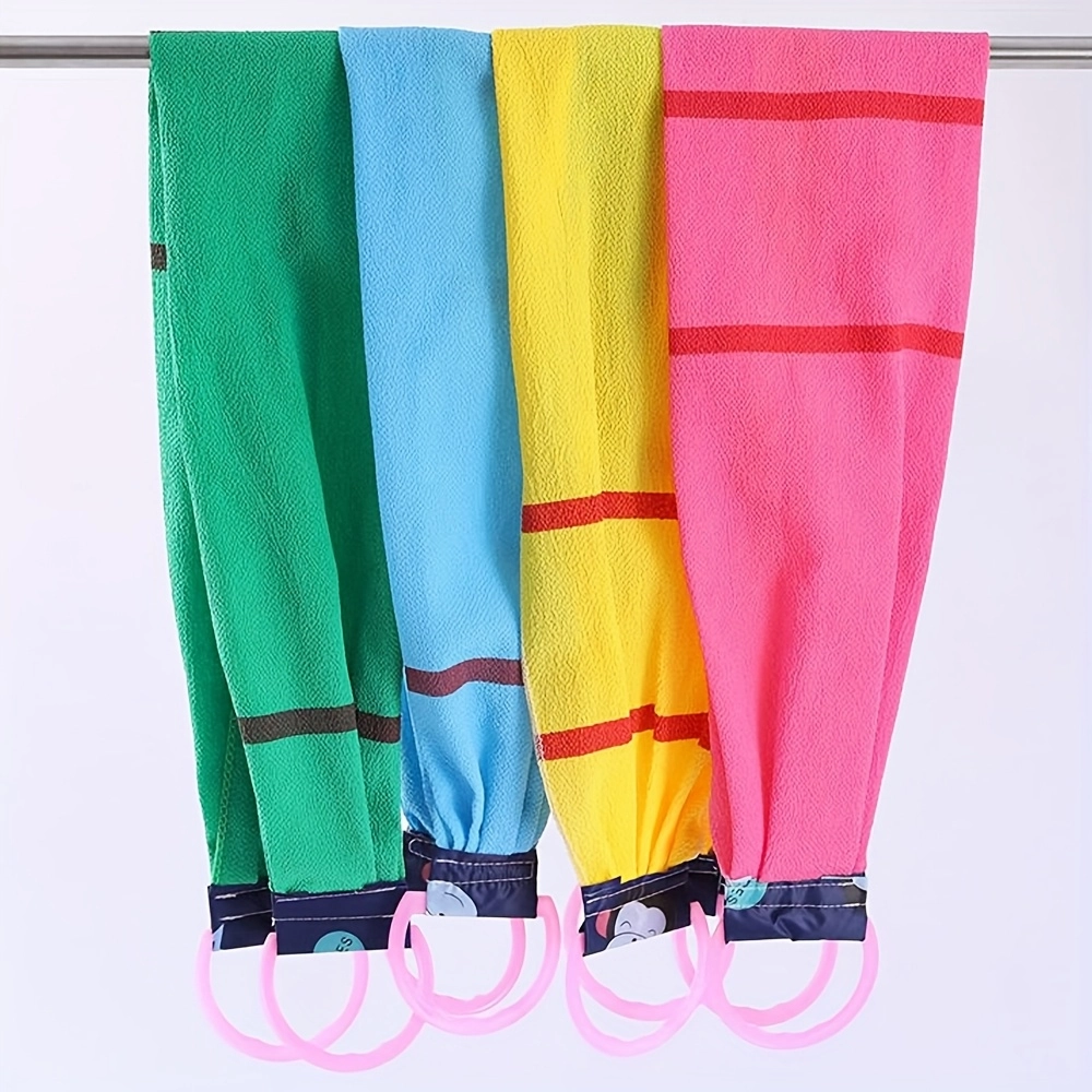 Striped Exfoliating Back Scrub Towel Set - Image 3