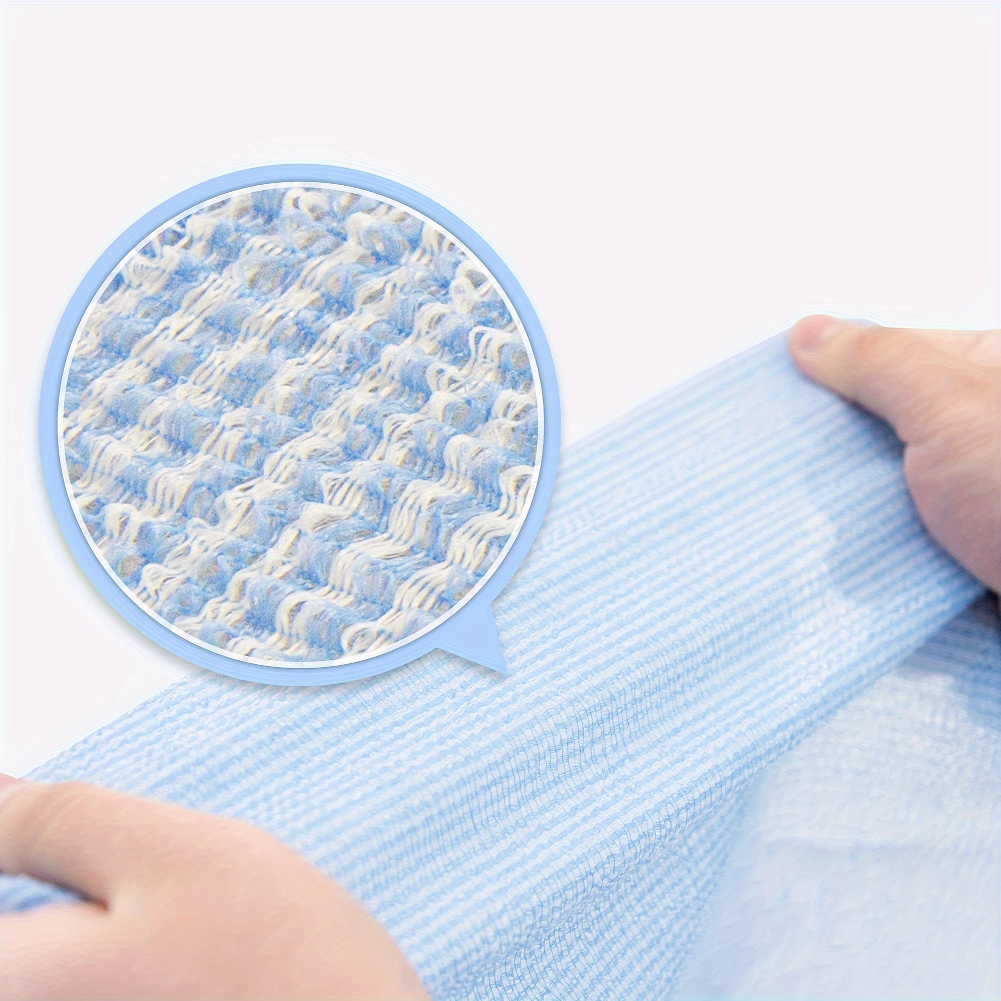 Nylon Exfoliating Bath Towel Set - Image 4
