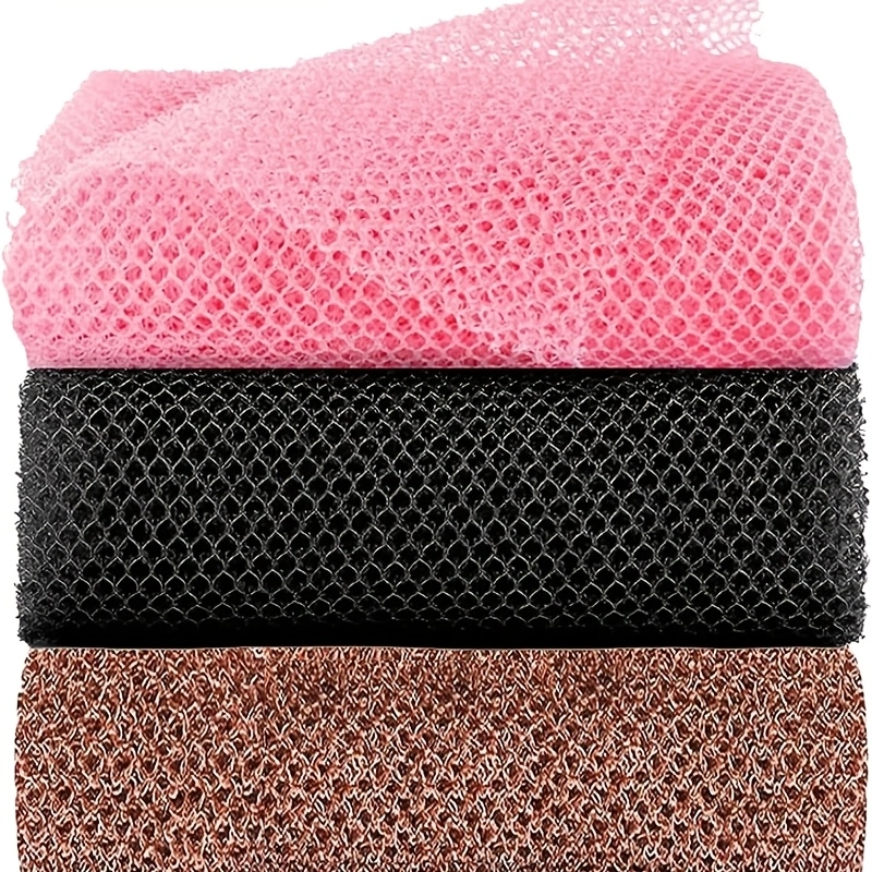 Nylon Mesh Bath Scrub Towel - Image 7