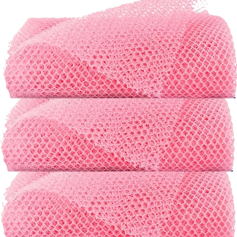 Nylon Mesh Bath Scrub Towel - Image 8