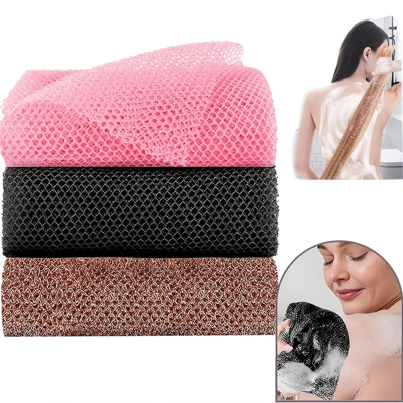 Nylon Mesh Bath Scrub Towel