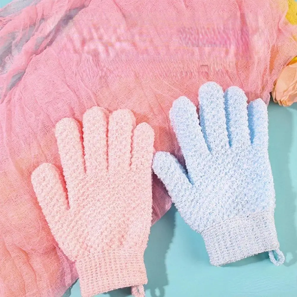 2-Pack Exfoliating Bath Sponge Gloves - Image 3