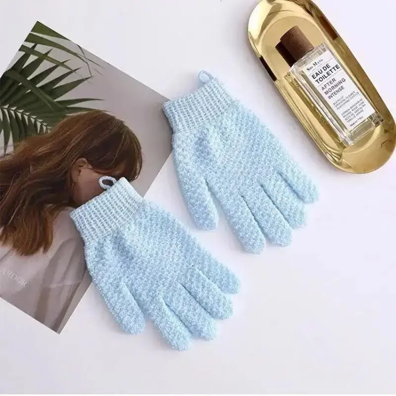 2-Pack Exfoliating Bath Sponge Gloves - Image 5