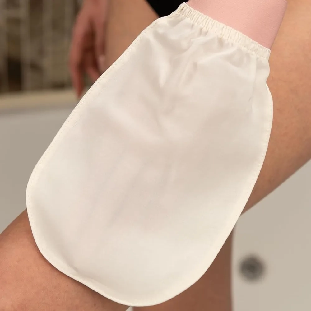 Silk Turkish Exfoliating Bath Glove - Image 2