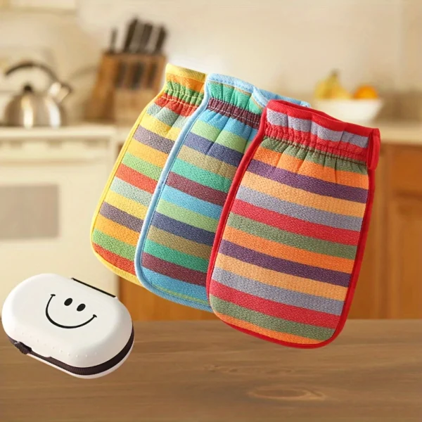 Double-Sided Exfoliating Bath Washcloth