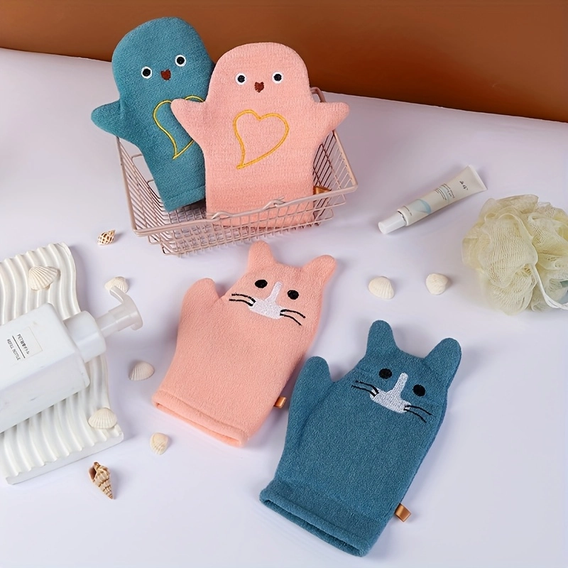 Cute Cartoon Bath Scrubbing Mitt - Image 2