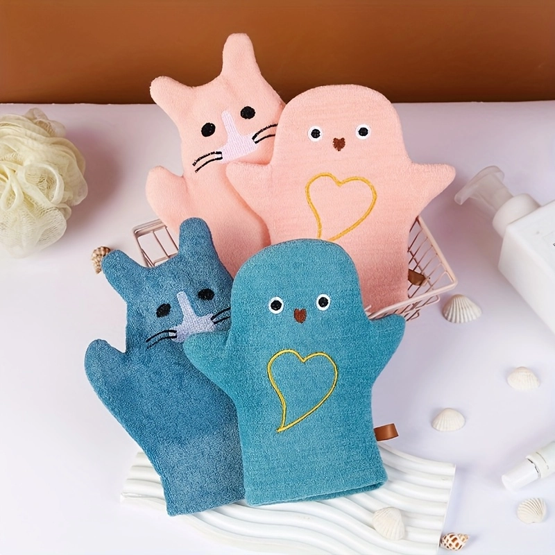 Cute Cartoon Bath Scrubbing Mitt - Image 4