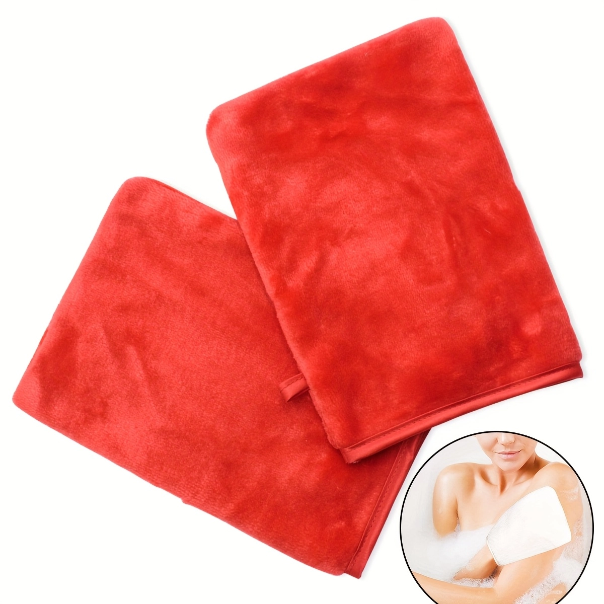 2-Pack Exfoliating Shower Gloves - Image 10