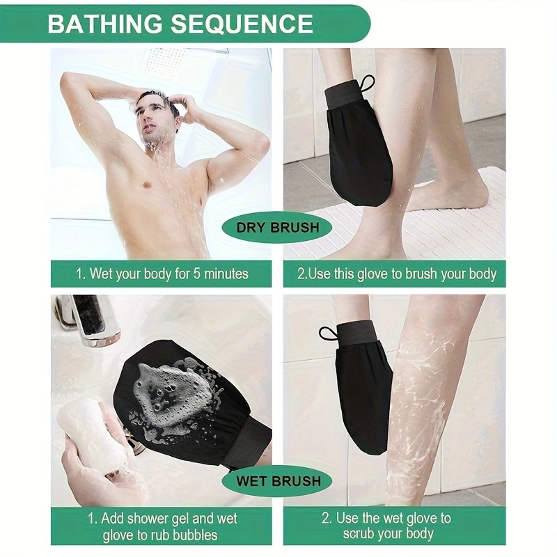 Moroccan Hammam Exfoliating Bath Glove - Image 8