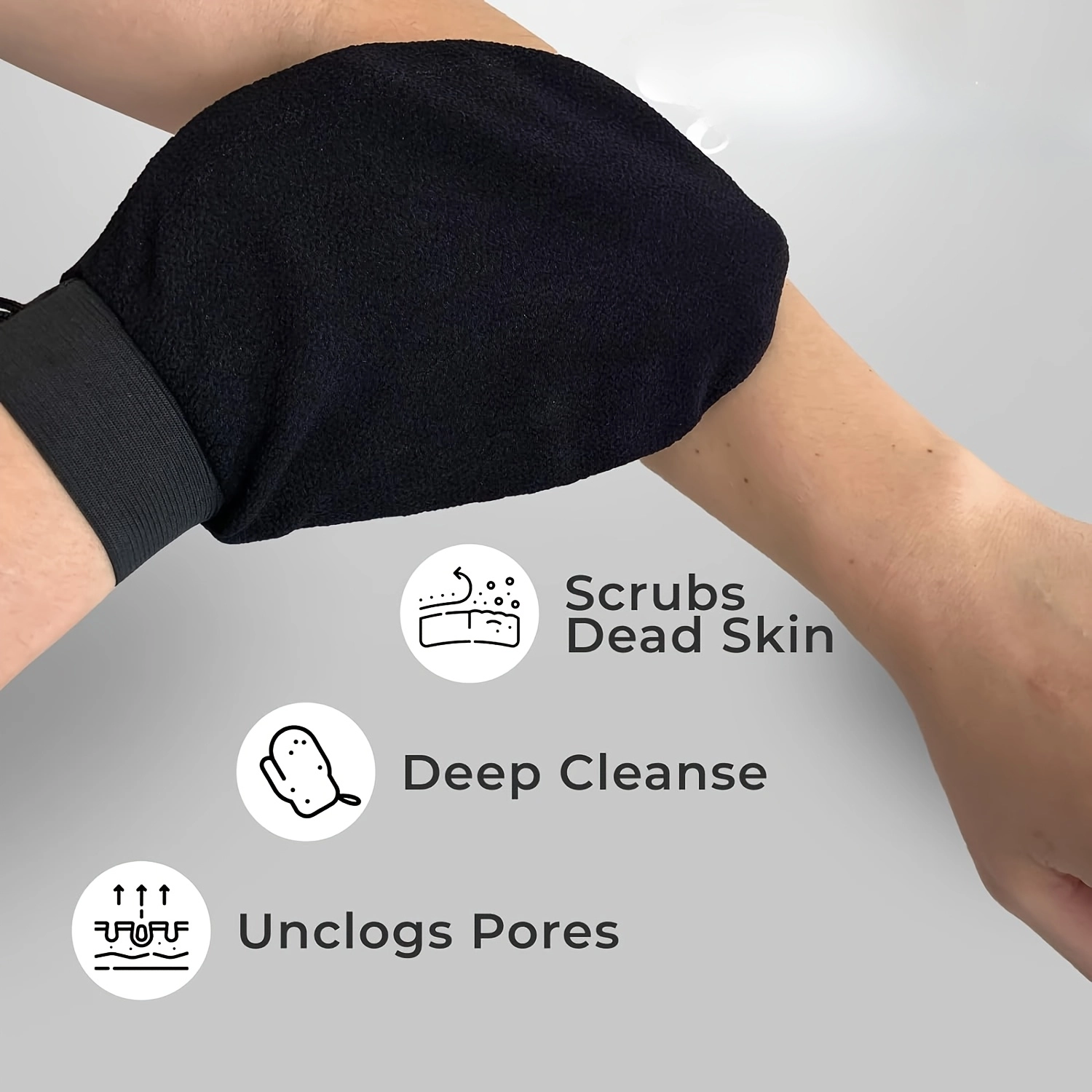 Kessa Exfoliating Body Scrub Gloves - Image 4