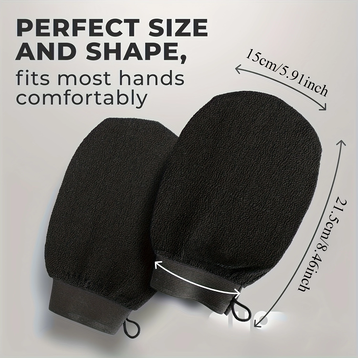 Kessa Exfoliating Body Scrub Gloves - Image 7