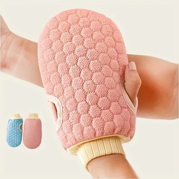 2-Pack Exfoliating Bath Scrub Gloves