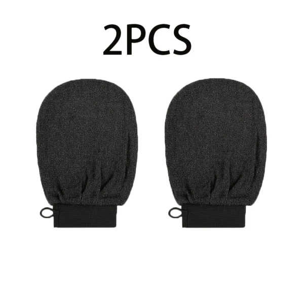 2-Pack Korean Body Scrub Shower Gloves