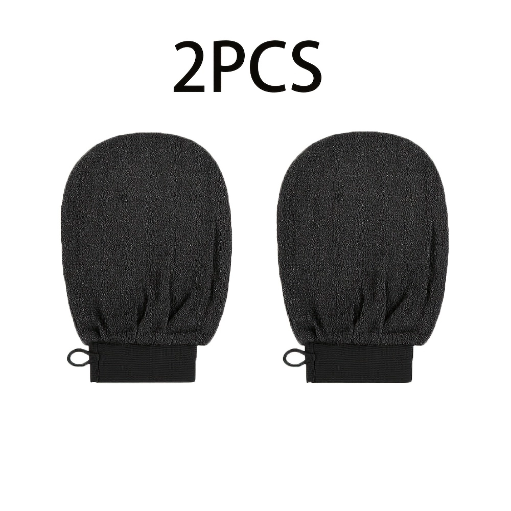 2-Pack Korean Body Scrub Shower Gloves