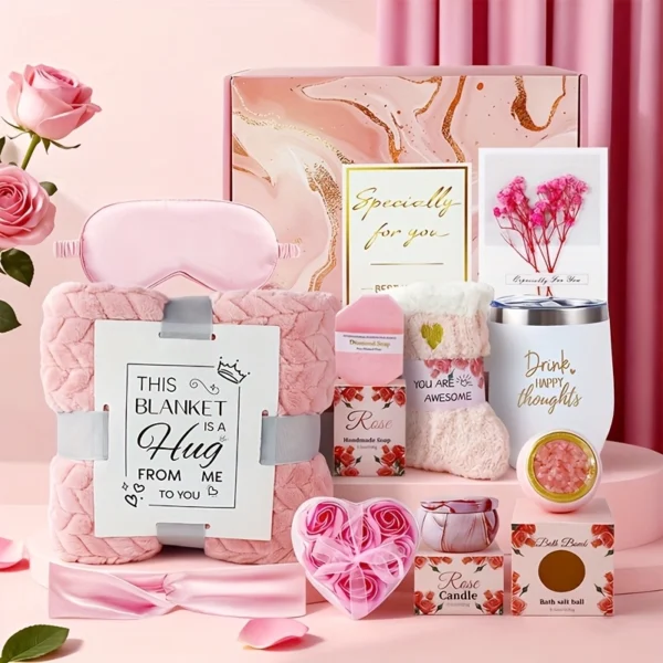Rose Scented Bath Gift Set