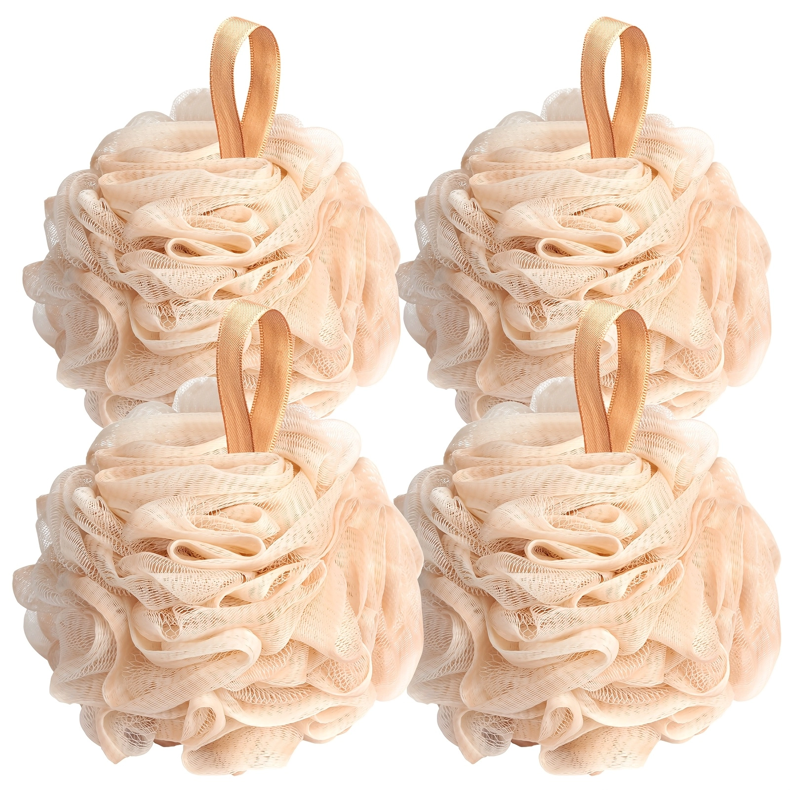 Soft Mesh Shower Puff Set - Image 9