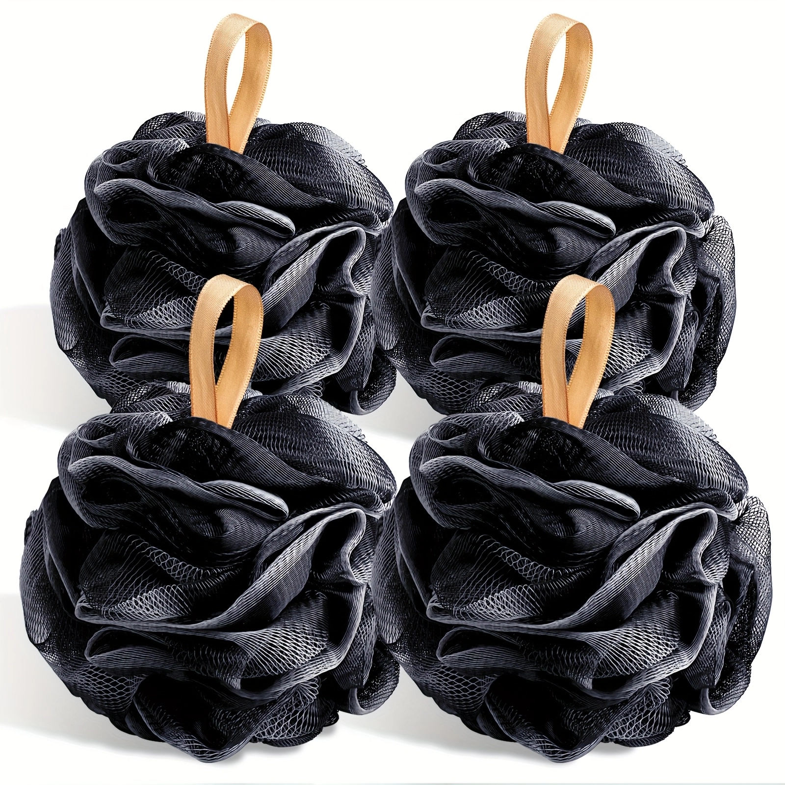 Soft Mesh Shower Puff Set - Image 7