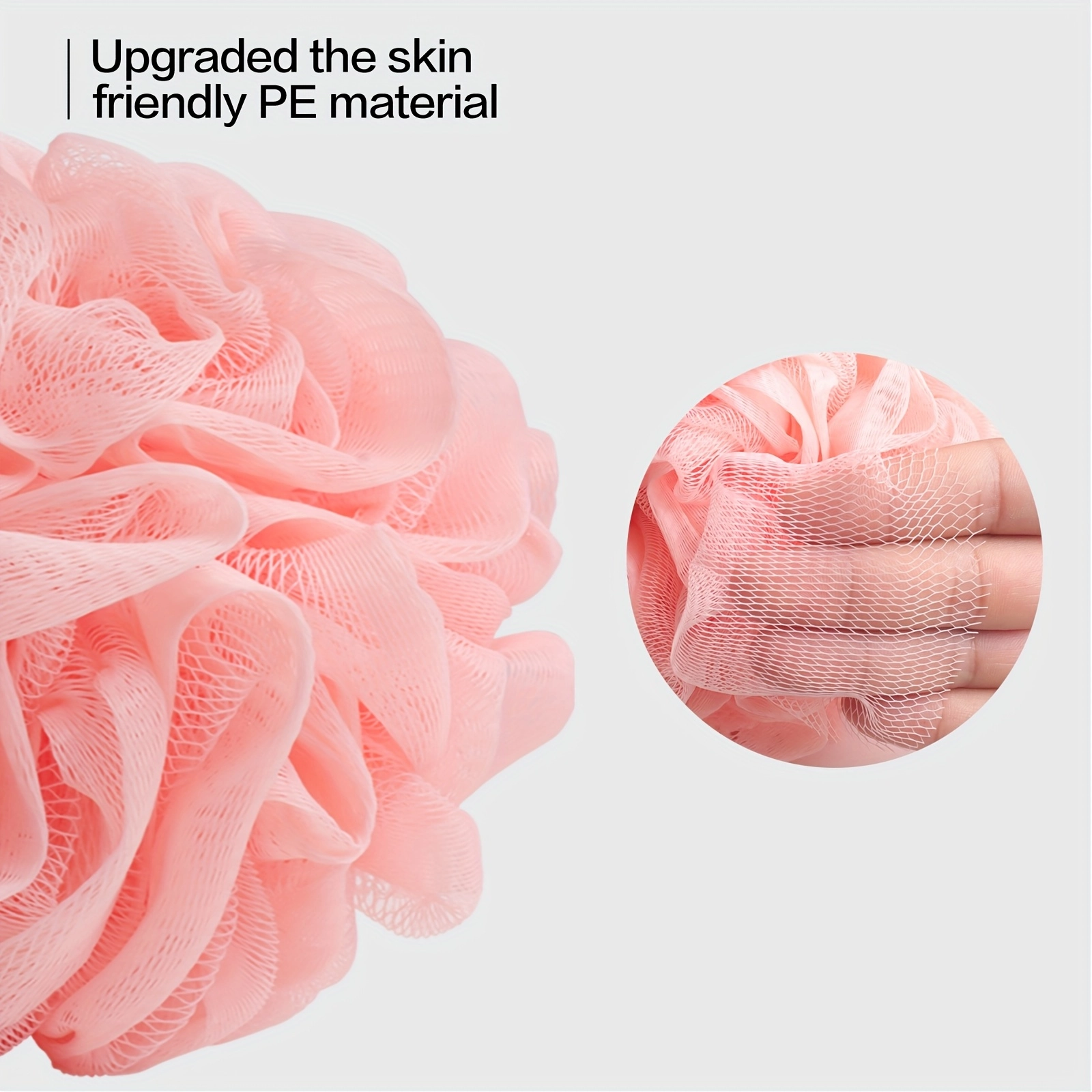 Soft Mesh Shower Puff Set - Image 4