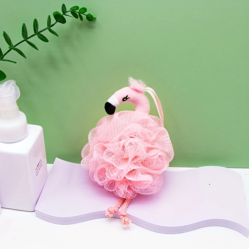 Cute Flamingo Bath Sponge - Image 3