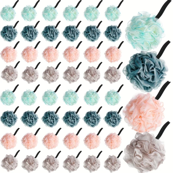 Soft Mesh Shower Loofah Set