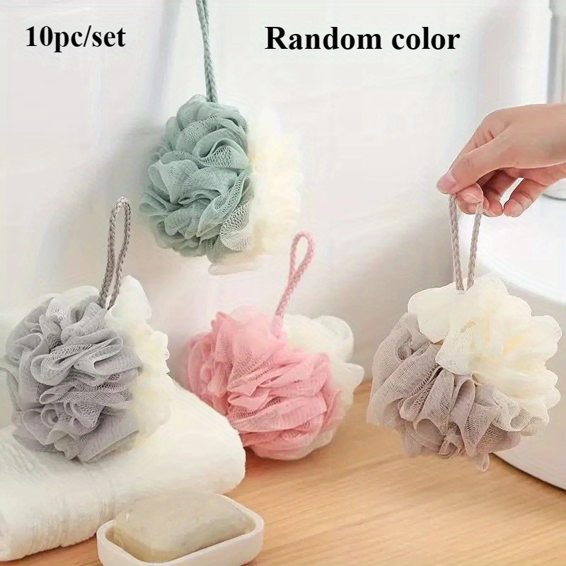 Dual-Color Foaming Bath Sponge Set - Image 3