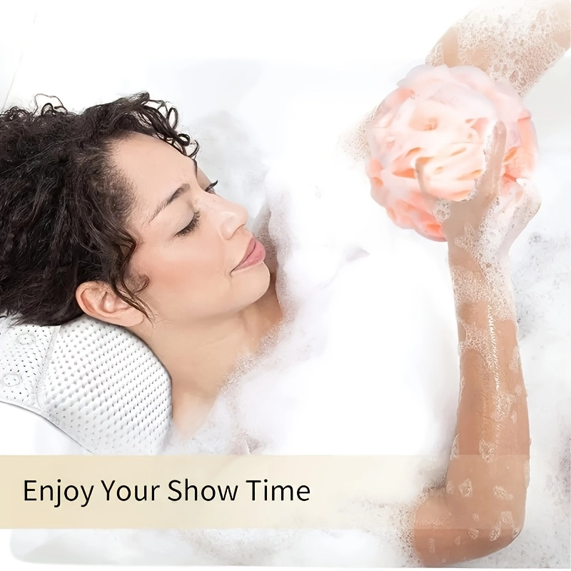 Dual-Color Foaming Bath Sponge Set - Image 5