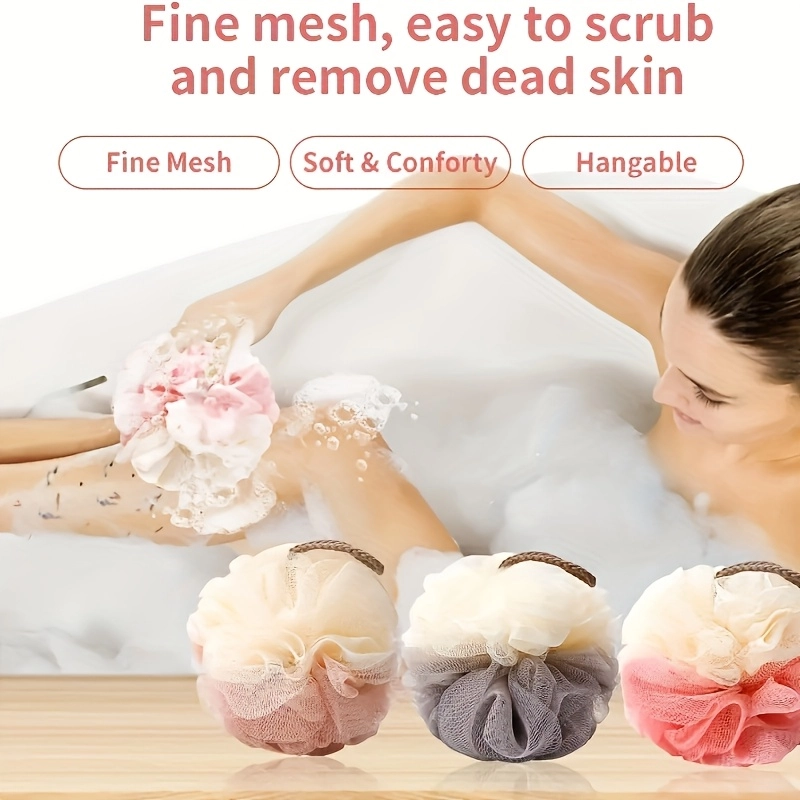 Dual-Color Foaming Bath Sponge Set - Image 7
