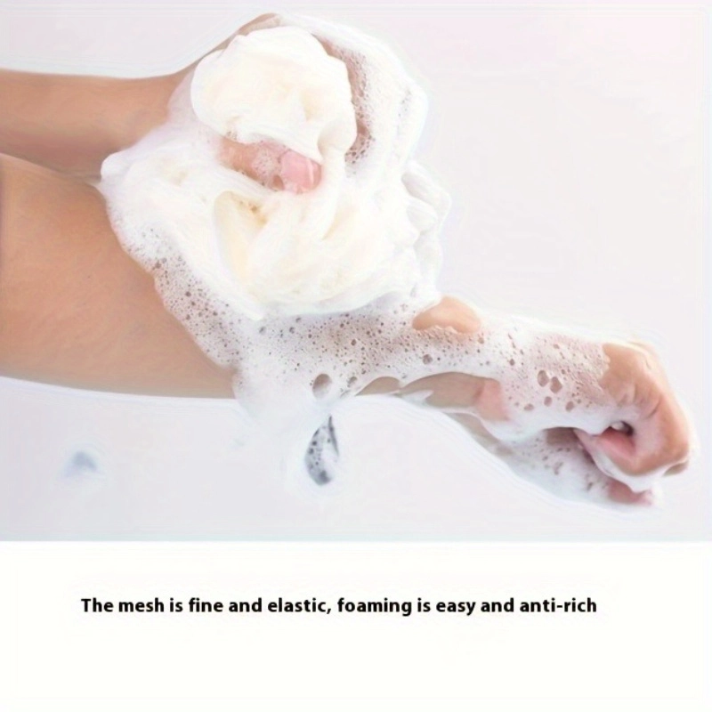 Dual-Color Foaming Bath Sponge Set - Image 9