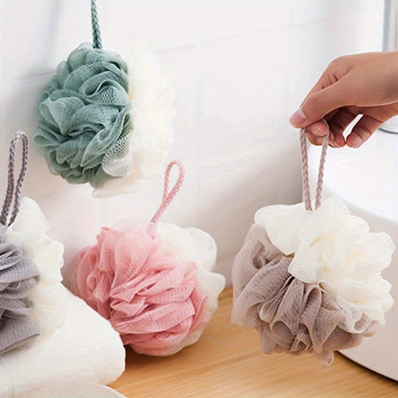 Dual-Color Foaming Bath Sponge Set