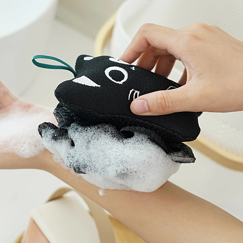 Cat Shaped Double-Sided Bath Sponge - Image 2