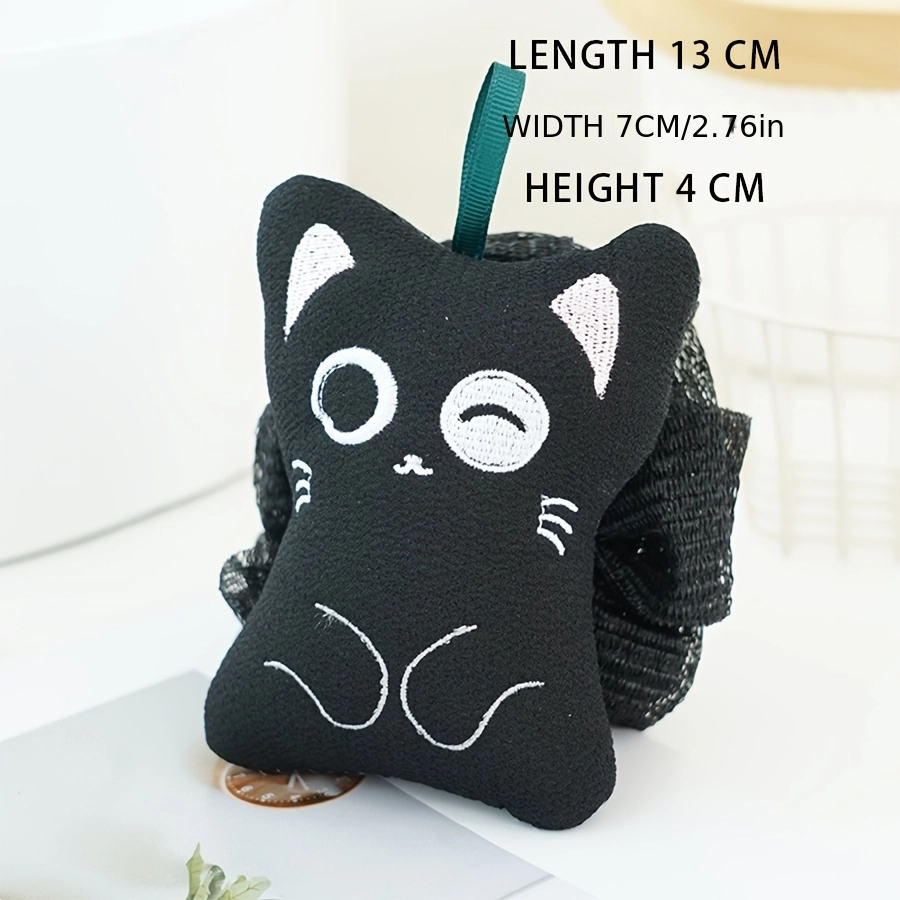 Cat Shaped Double-Sided Bath Sponge - Image 4