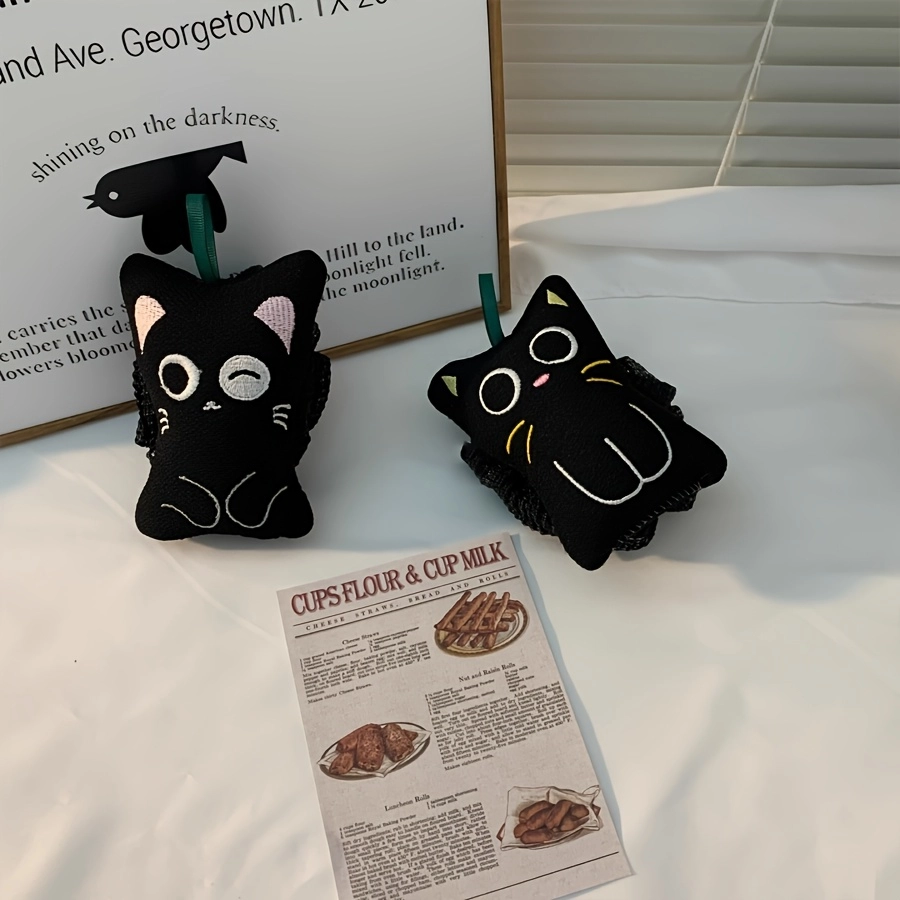 Cat Shaped Double-Sided Bath Sponge - Image 7