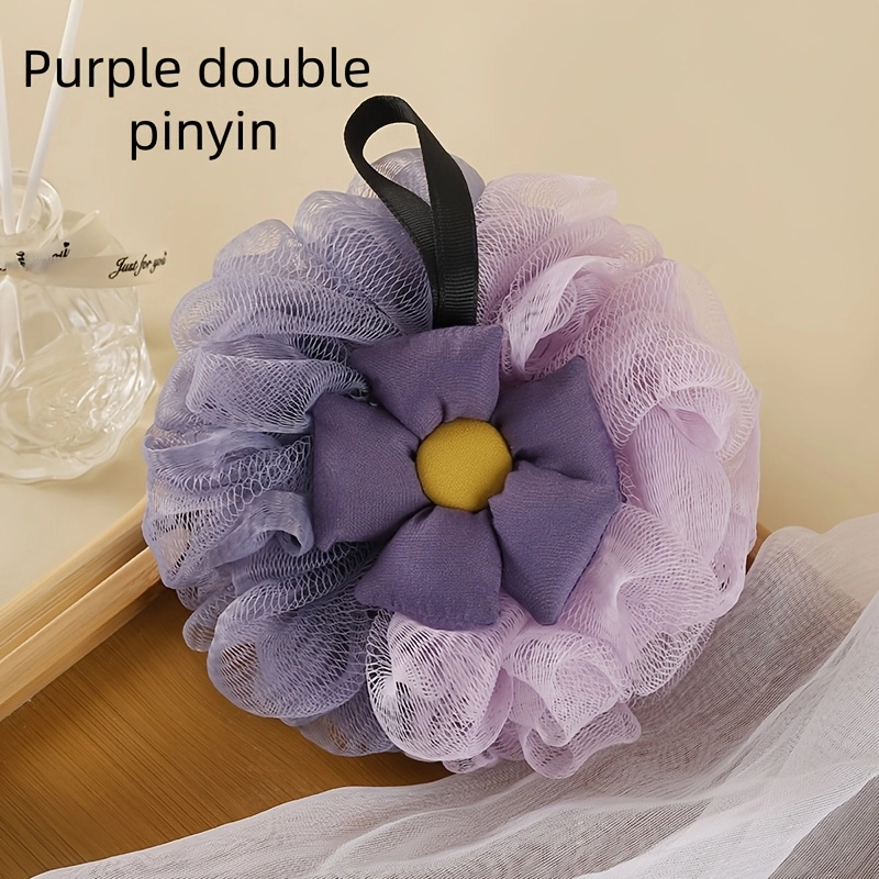 Color Block Foaming Bath Sponge - Image 7