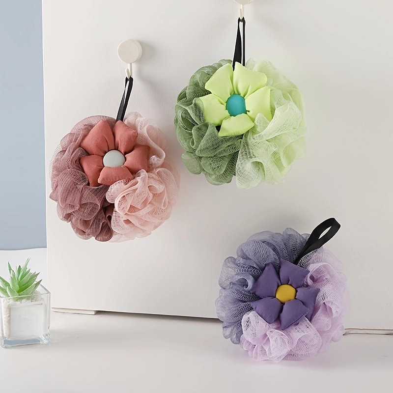 Color Block Foaming Bath Sponge - Image 2