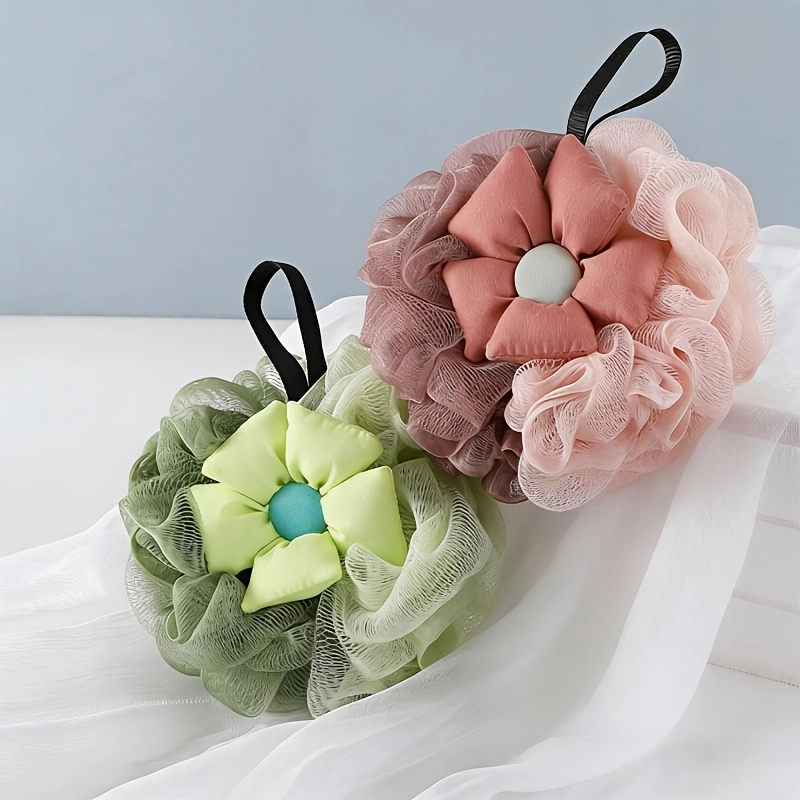 Color Block Foaming Bath Sponge - Image 6